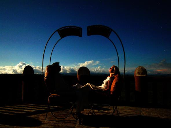 The Sanctuary at Ol Lentille - couple on deck